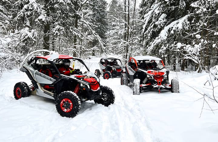 Багги BRP Maverick X3 Turbo на маршруте